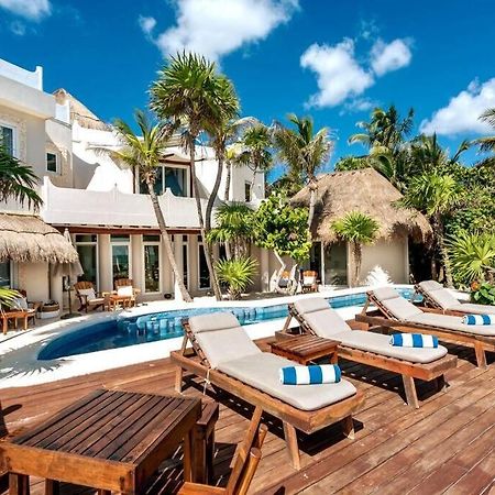 Luxury 5-Br Beachfront Home In Tulum Casa Sofia Gato Exteriör bild