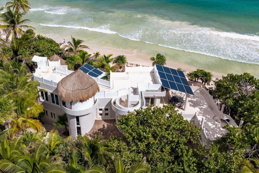 Luxury 5-Br Beachfront Home In Tulum Casa Sofia Gato Exteriör bild