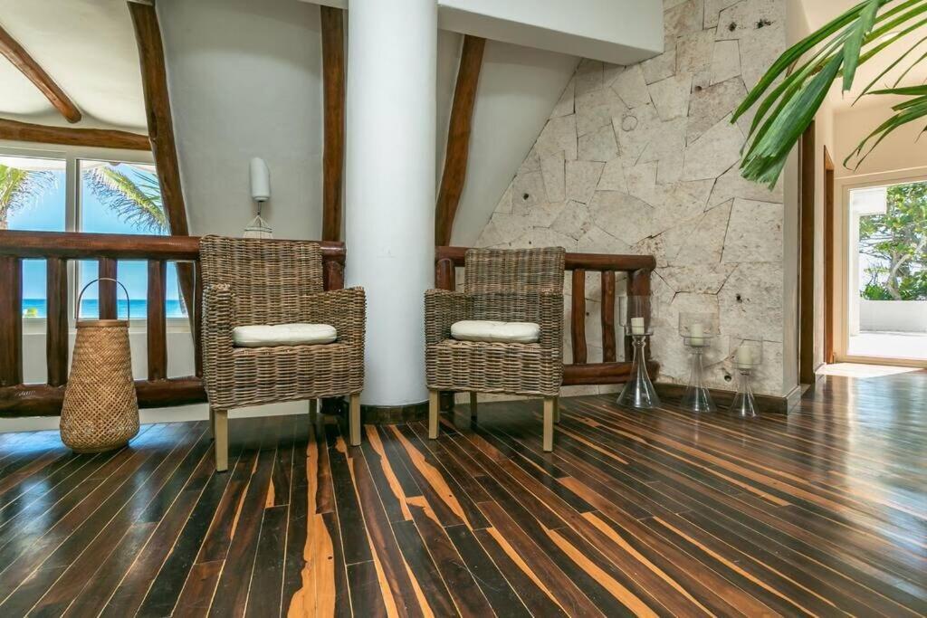 Luxury 5-Br Beachfront Home In Tulum Casa Sofia Gato Exteriör bild