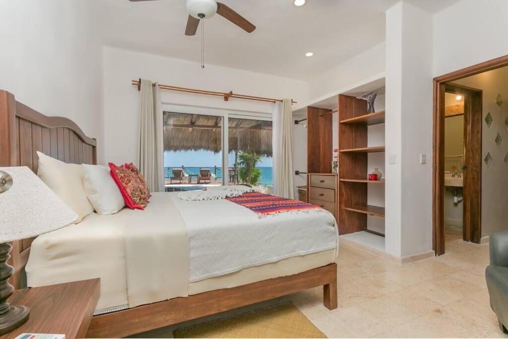 Luxury 5-Br Beachfront Home In Tulum Casa Sofia Gato Exteriör bild