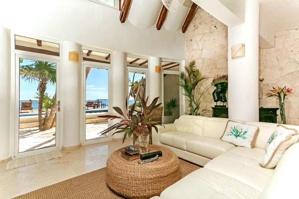 Luxury 5-Br Beachfront Home In Tulum Casa Sofia Gato Exteriör bild