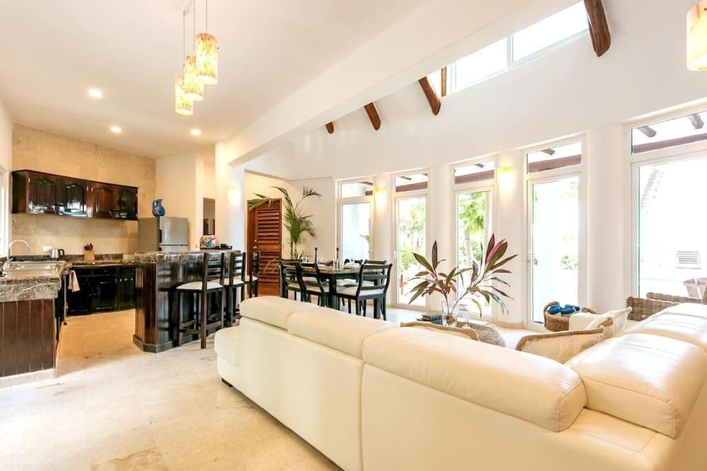 Luxury 5-Br Beachfront Home In Tulum Casa Sofia Gato Exteriör bild